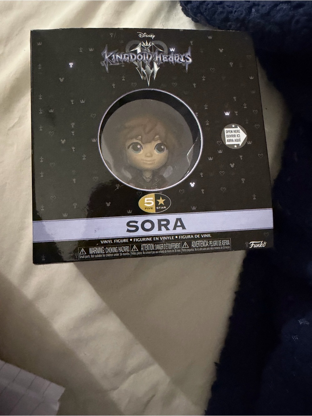 Funko Kingdom Hearts Sora 5-Star Vinyl Figure - Black and Purple Accents
